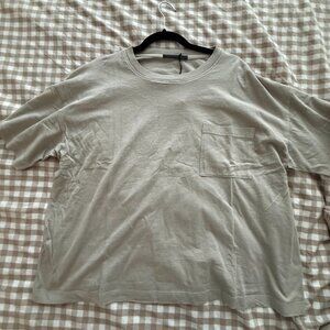 Jenni Kayne | Vintage Pocket Tee | XXL | Taupe | NWT
